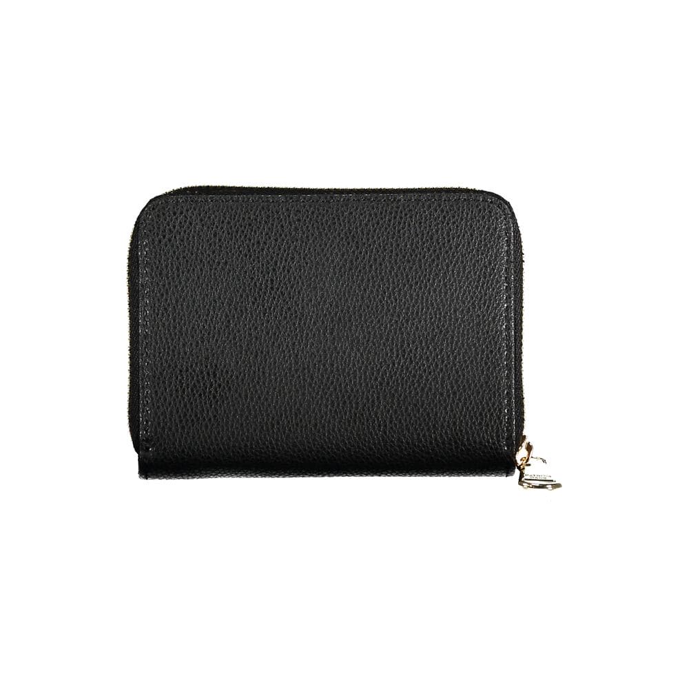 Cartera de piel negra Patrizia Pepe