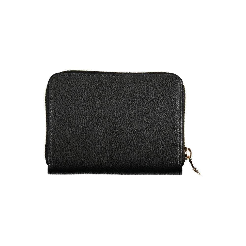 Cartera de piel negra Patrizia Pepe