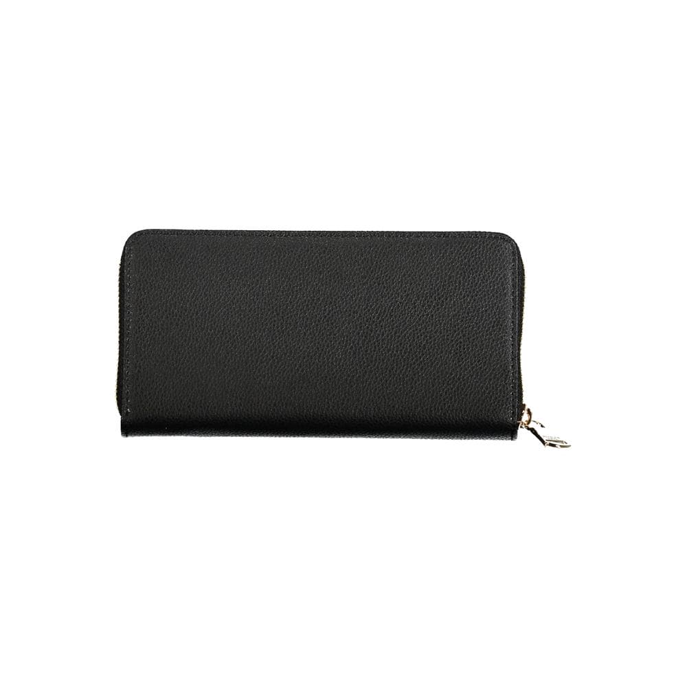 Cartera de piel negra Patrizia Pepe