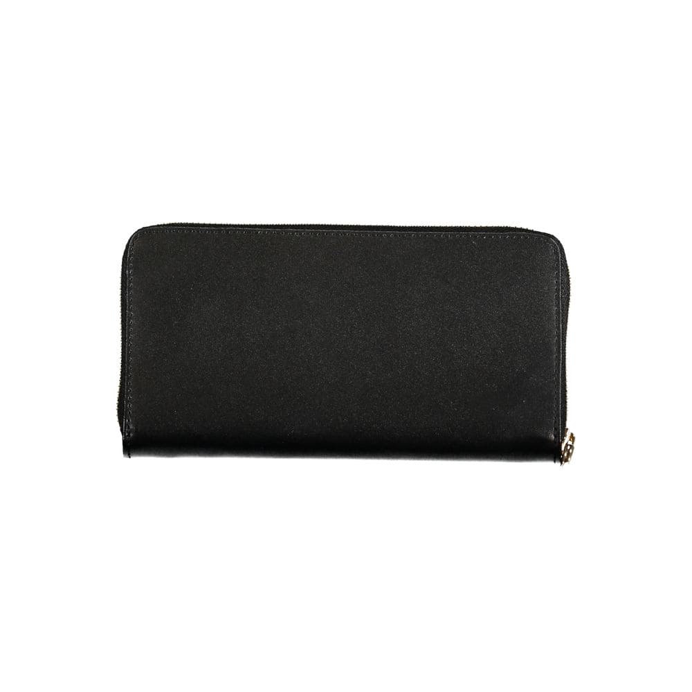 Cartera de piel negra Patrizia Pepe