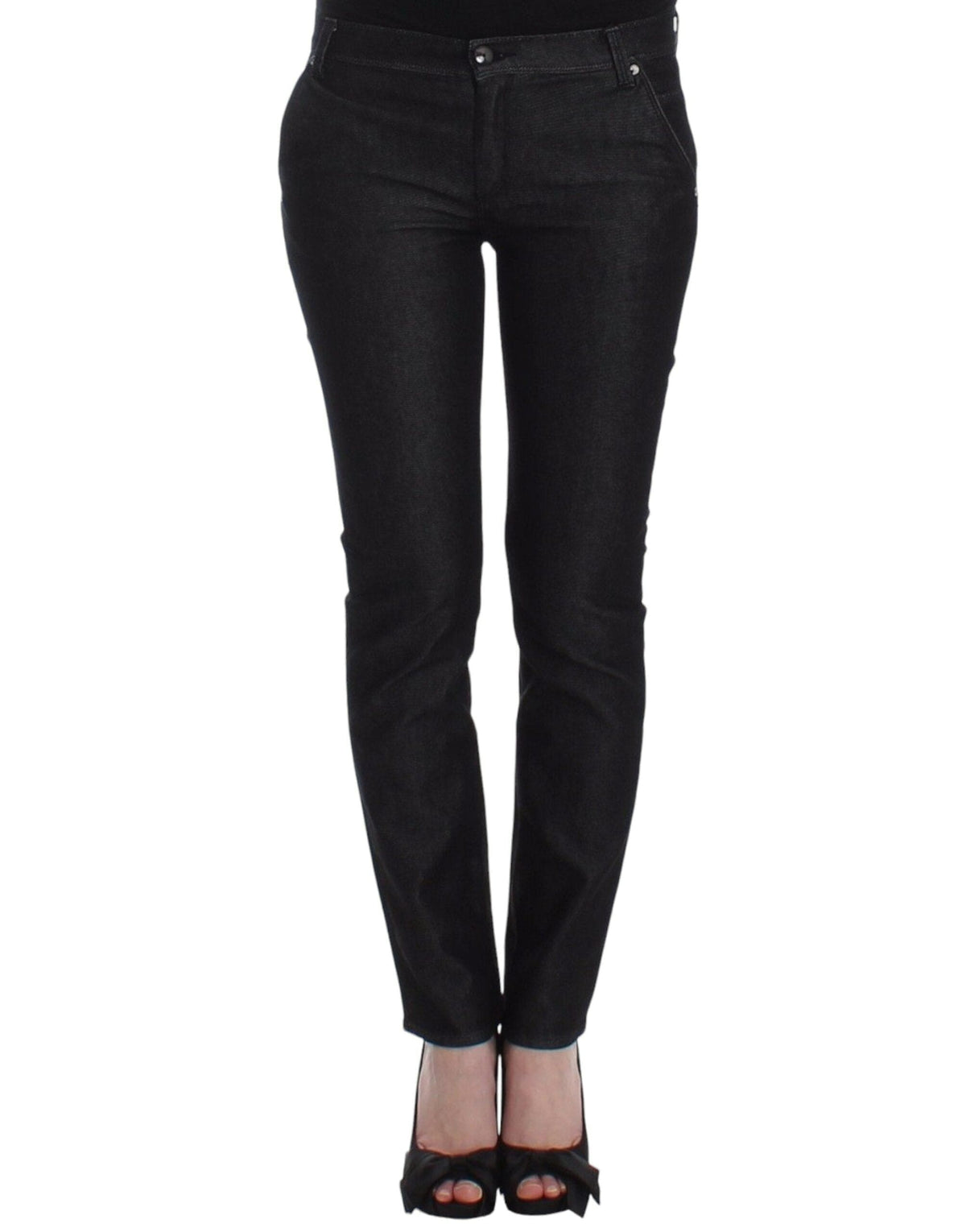 Jean skinny noir chic Ermanno Scervino - Coupe élégante et ajustée