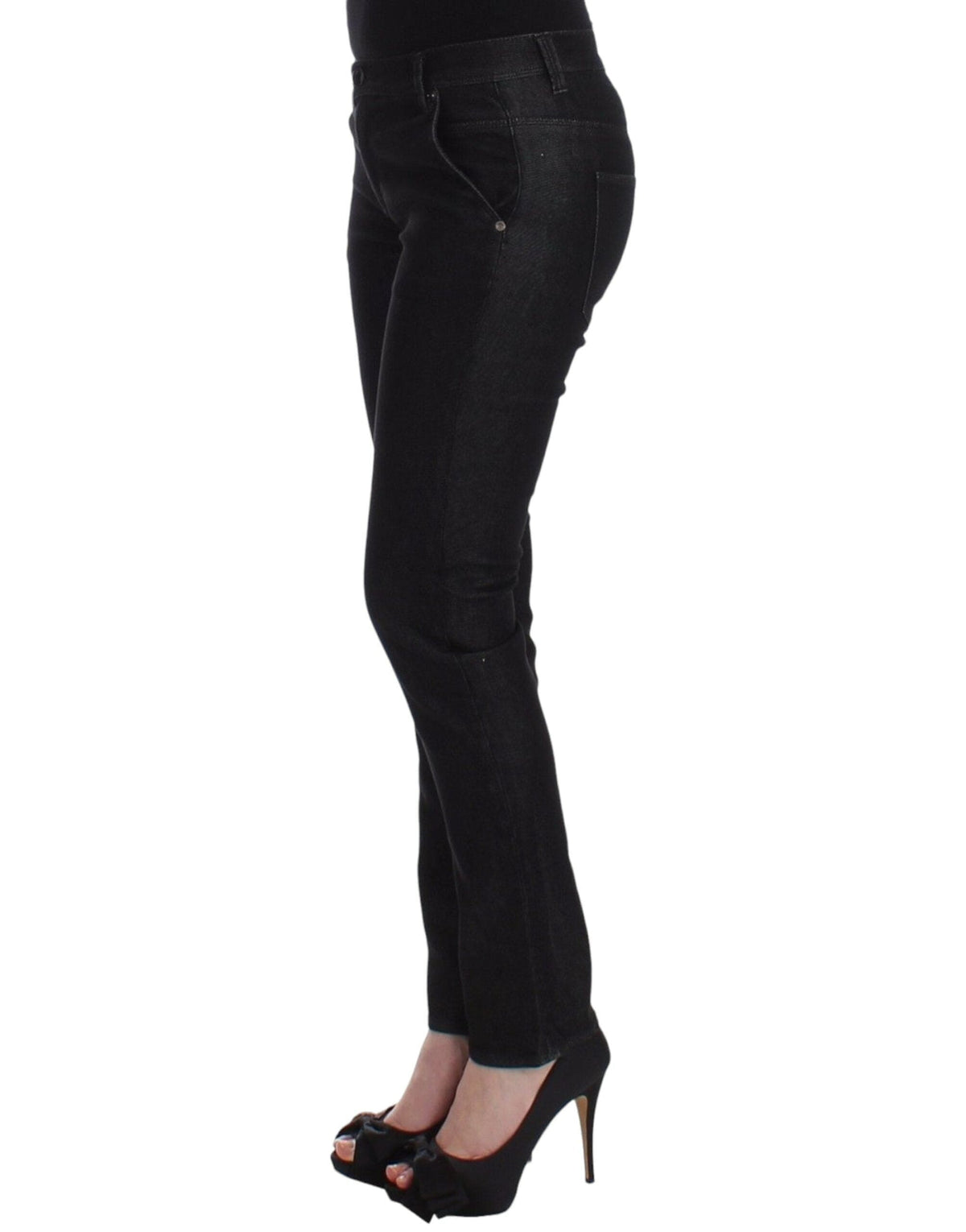 Jean skinny noir chic Ermanno Scervino - Coupe élégante et ajustée