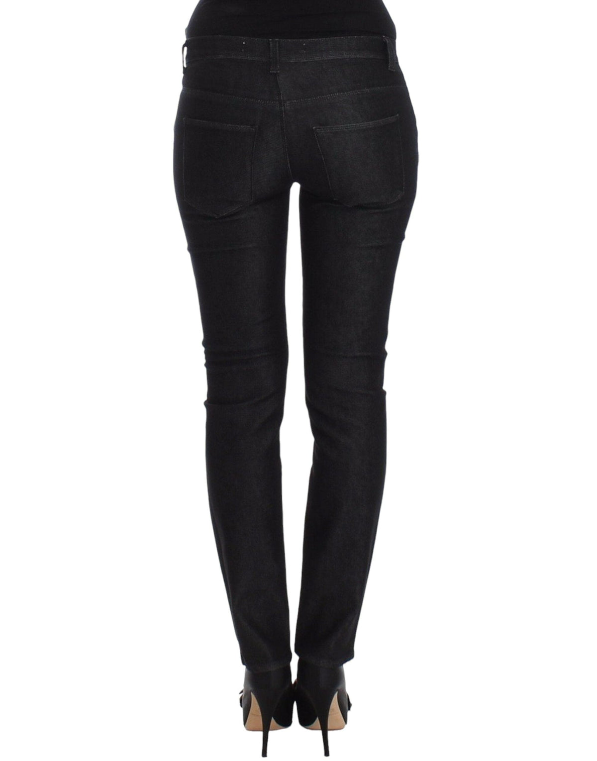 Jean skinny noir chic Ermanno Scervino - Coupe élégante et ajustée