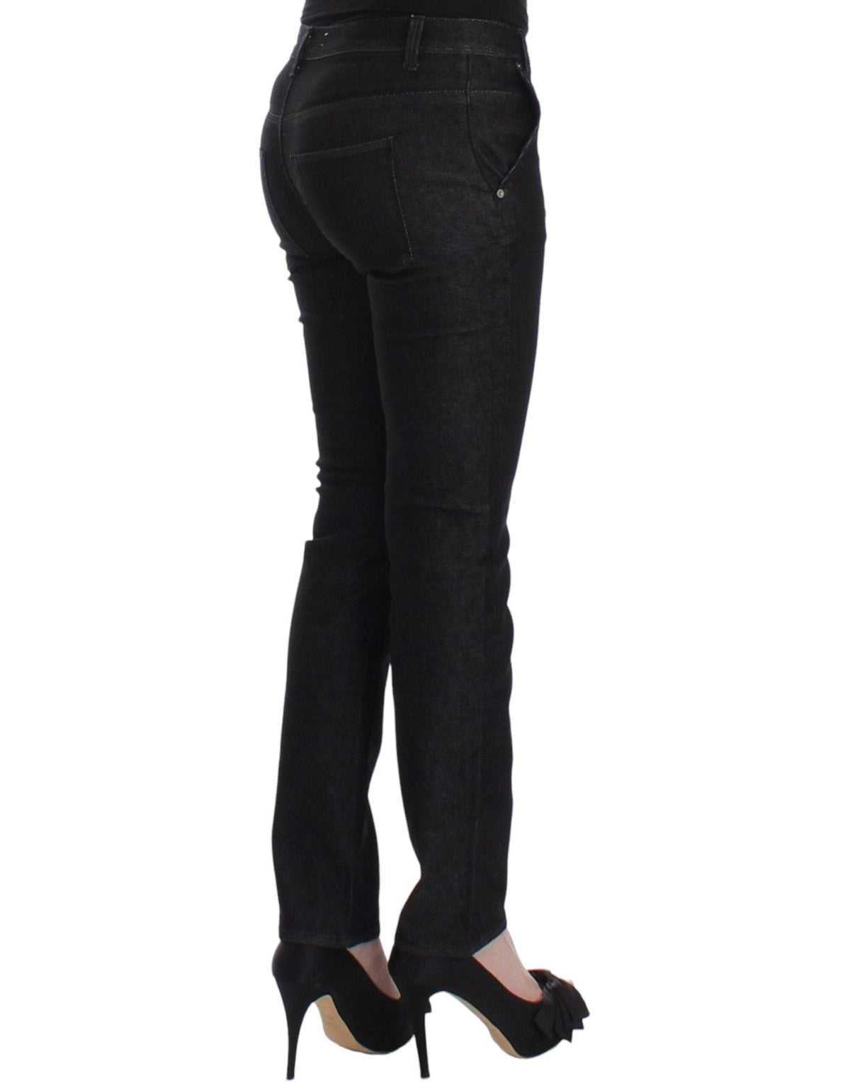 Jean skinny noir chic Ermanno Scervino - Coupe élégante et ajustée