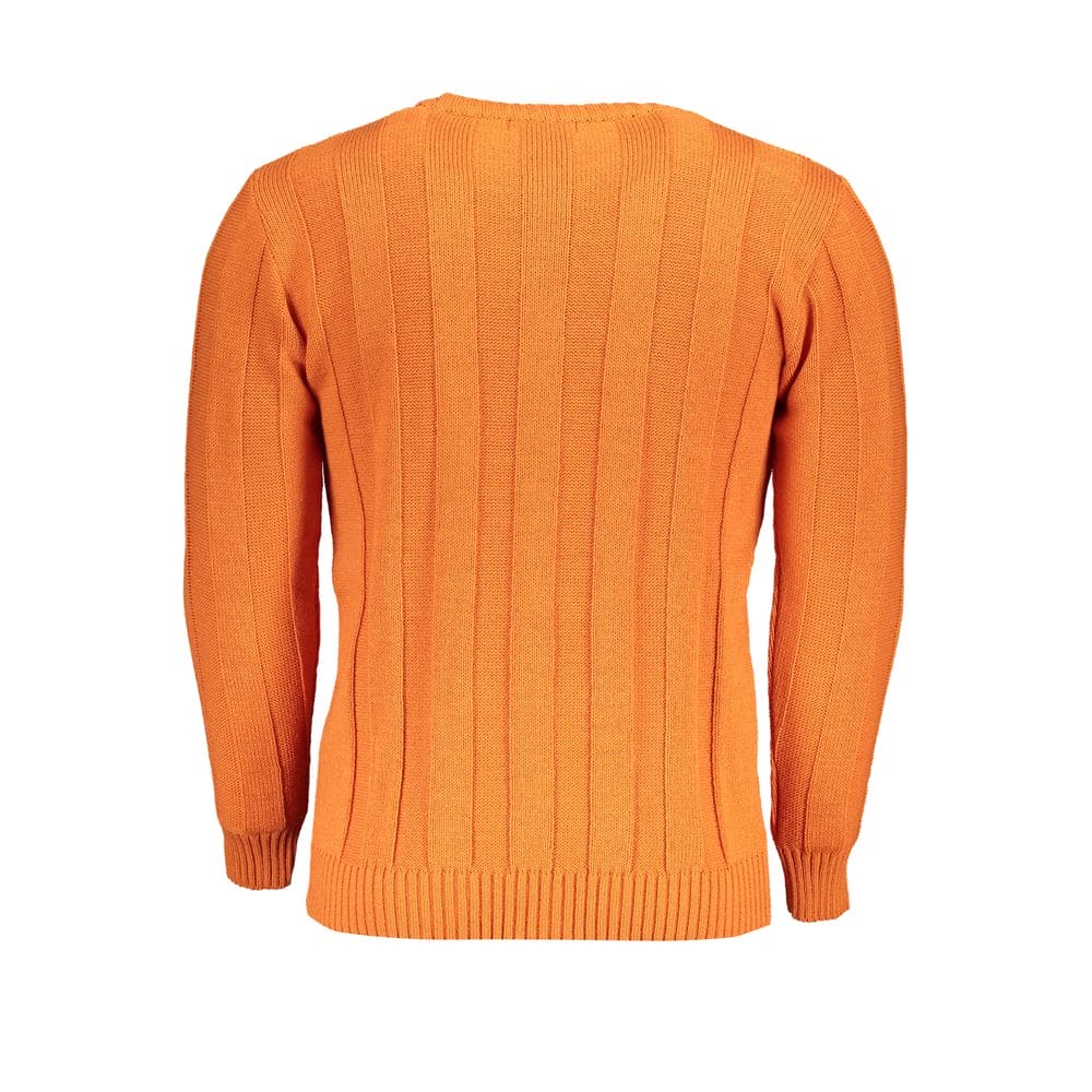 Pull en tissu orange US Grand Polo