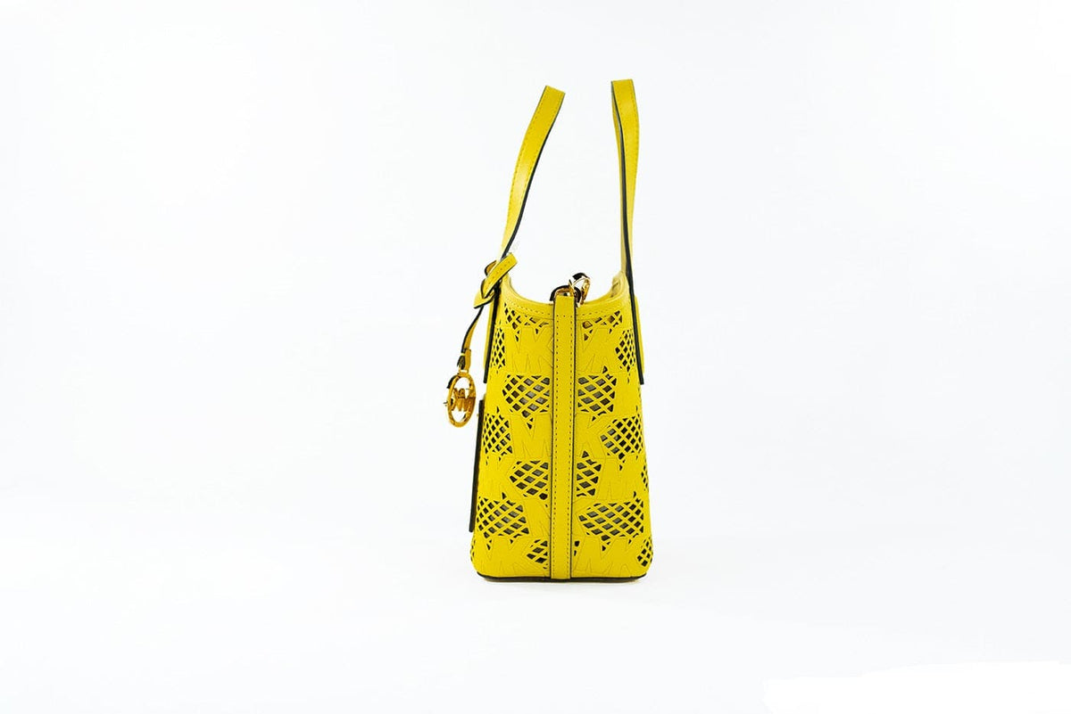 Bolso bandolera con cremallera 2 en 1 de piel Kimber Small Daffodil de Michael Kors