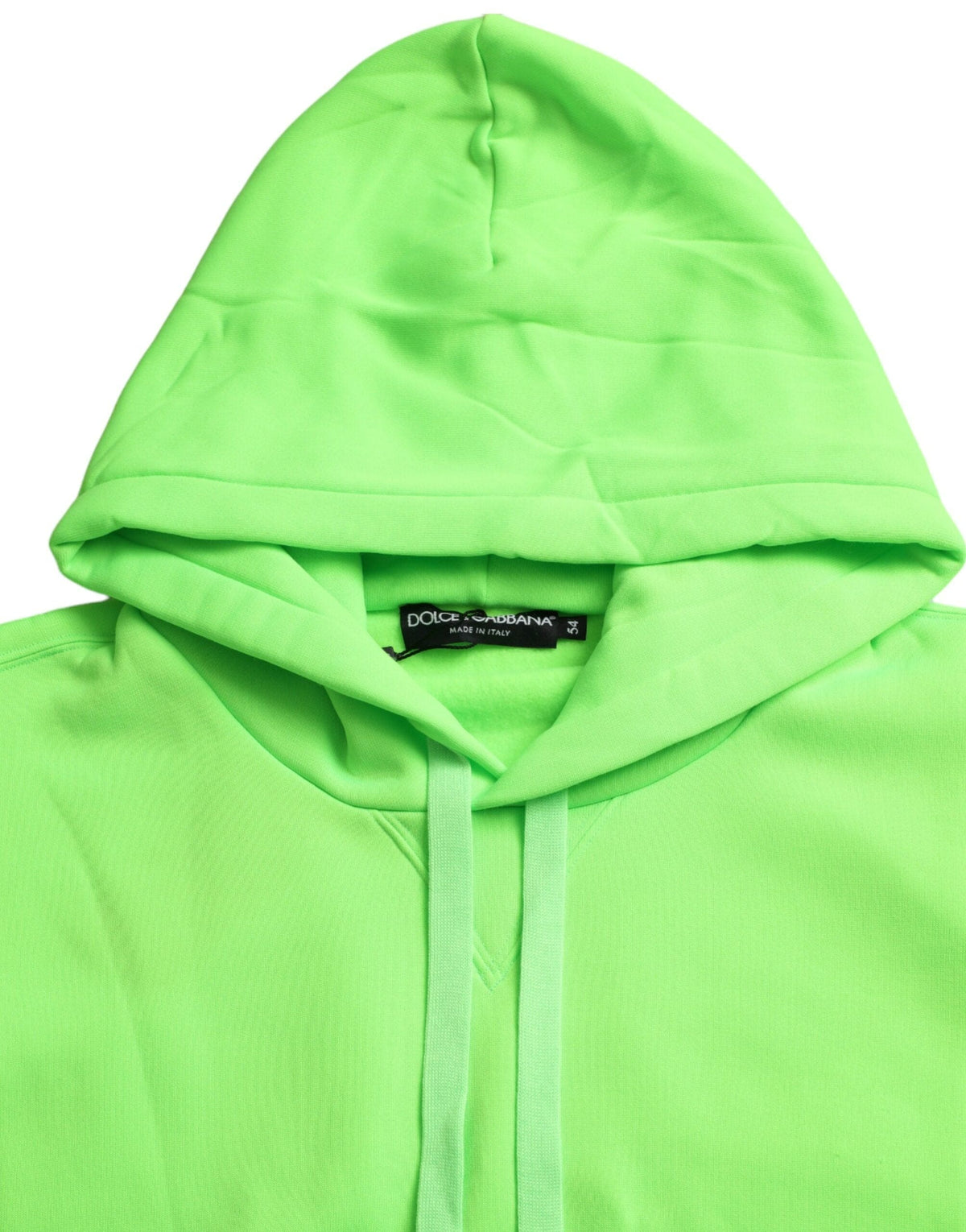 Pull à capuche vert fluo Dolce &amp; Gabbana