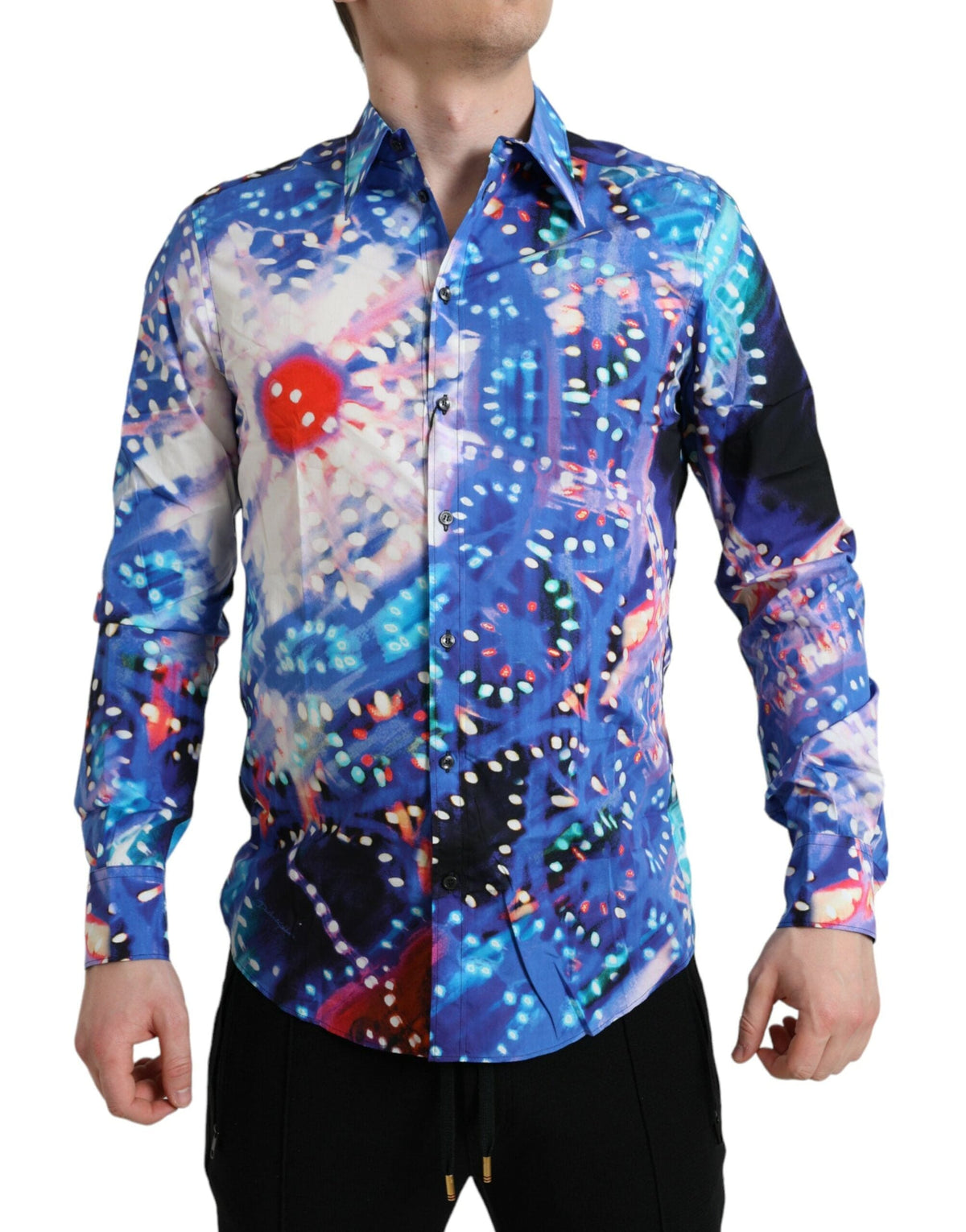 Dolce &amp; Gabbana Camisa MARTINI slim multicolor Luminarie