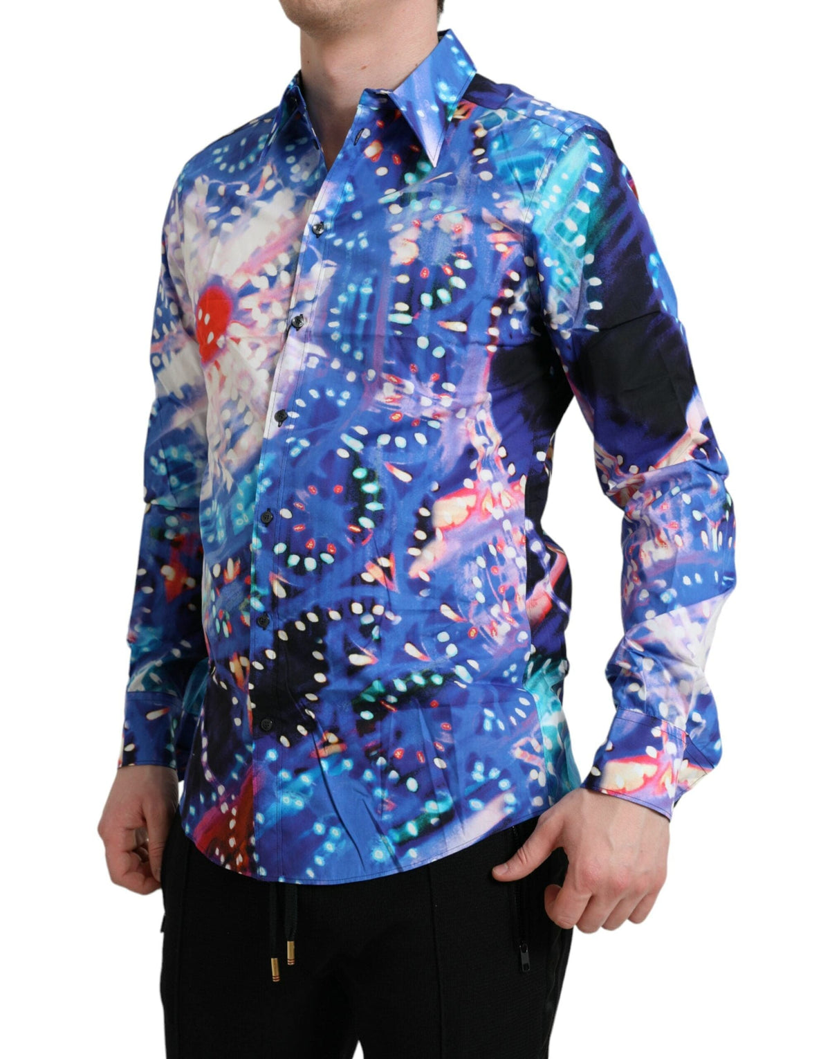 Dolce &amp; Gabbana Camisa MARTINI slim multicolor Luminarie