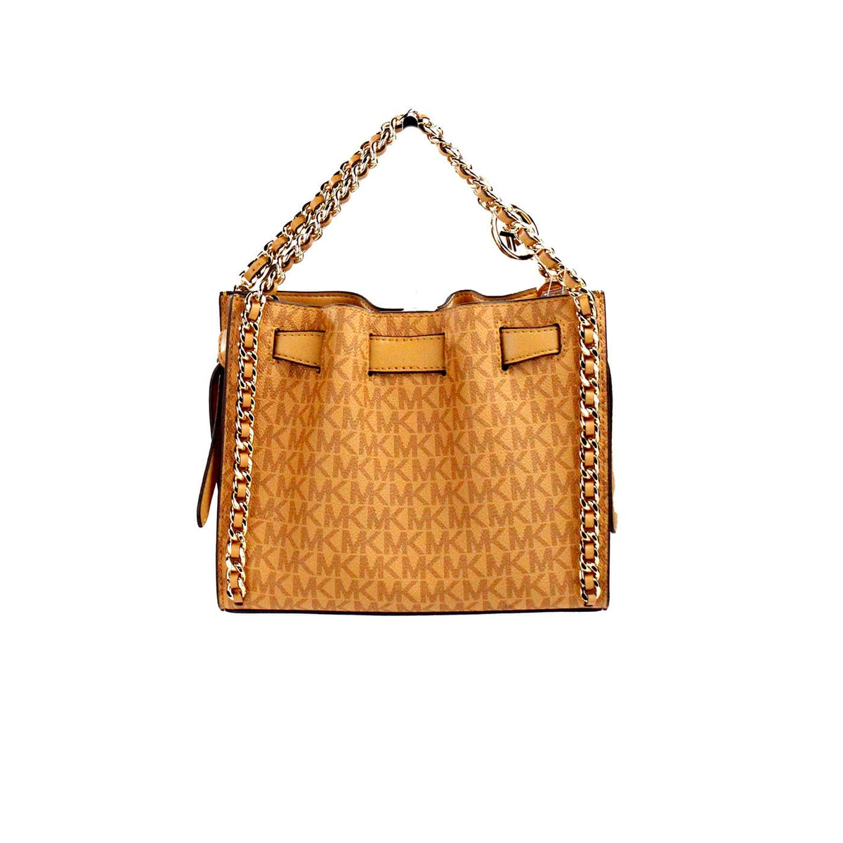 Sac à bandoulière Michael Kors Mina Small avec ceinture et chaîne en PVC Cider Signature