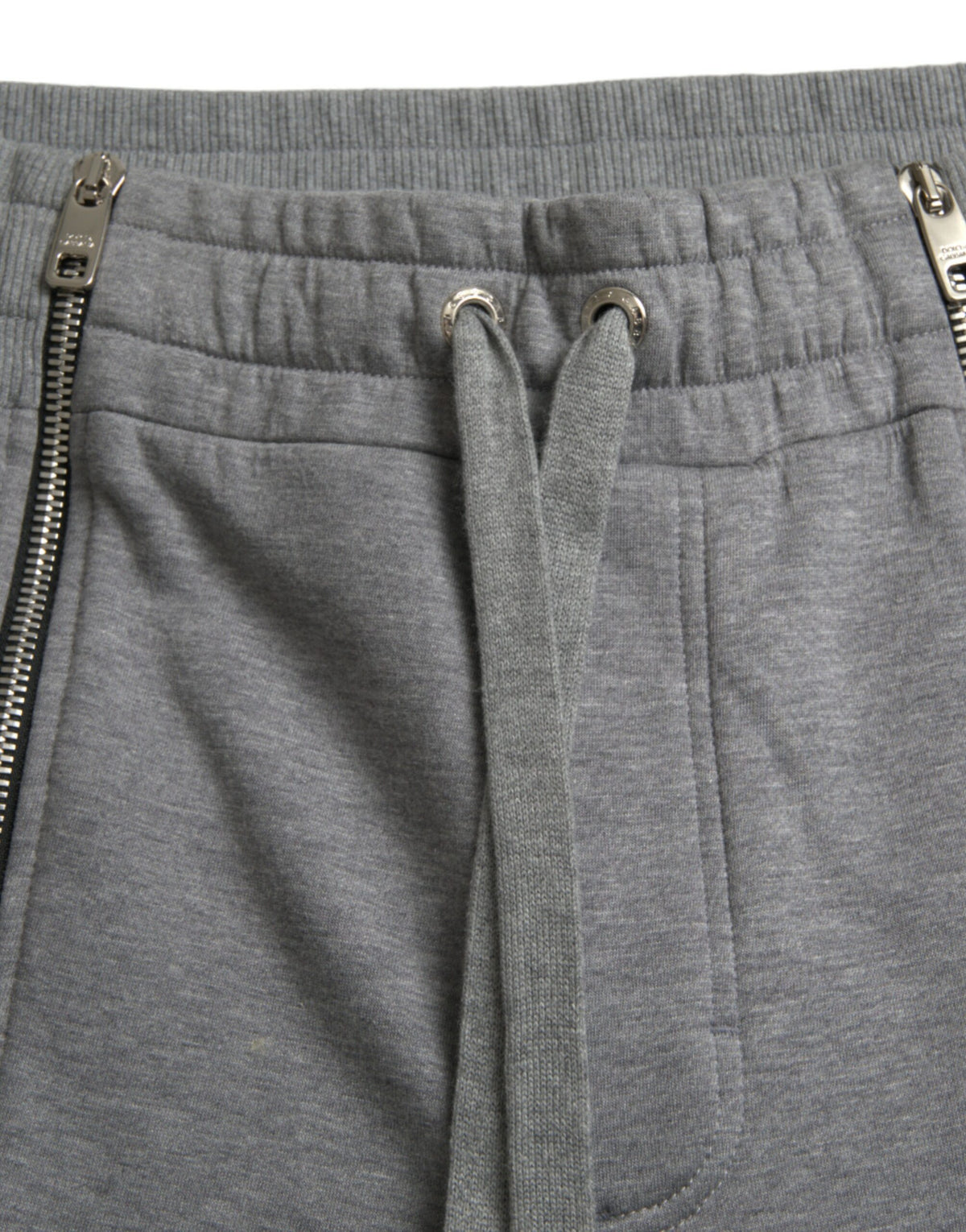 Pantalon de jogging skinny en coton gris Dolce &amp; Gabbana