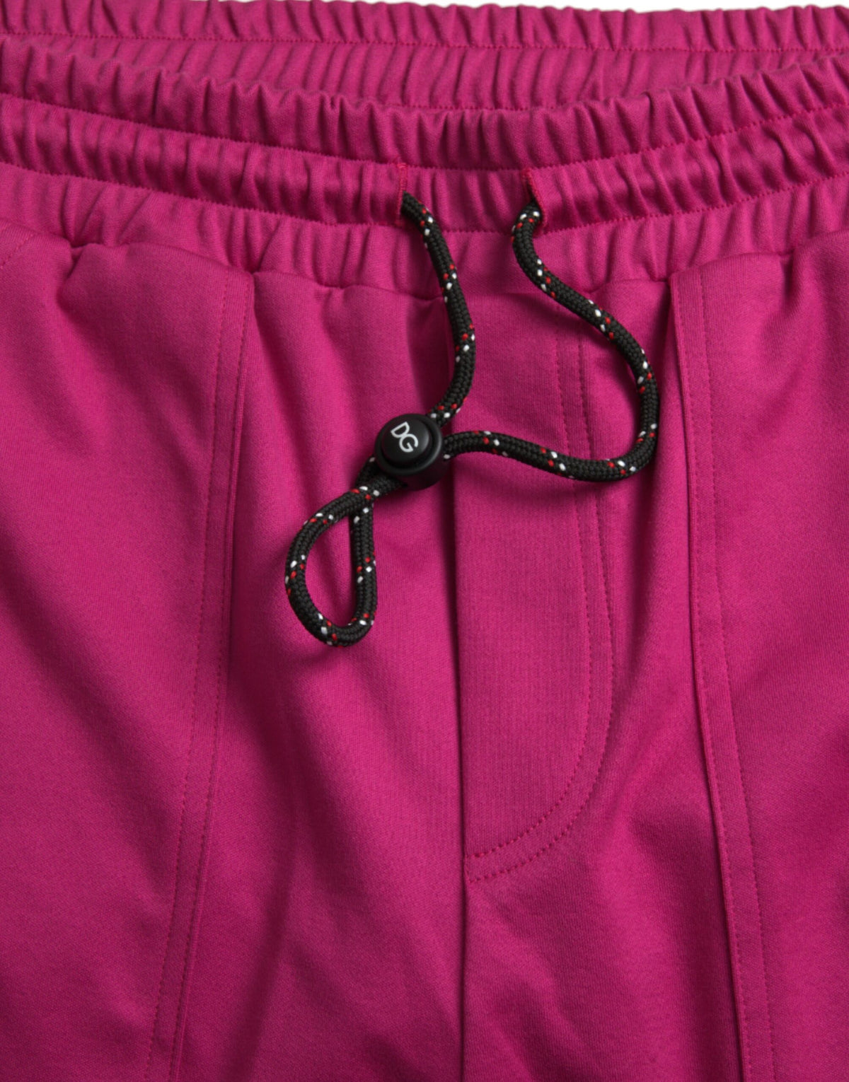 Pantalones deportivos cargo de algodón con logotipo rosa de Dolce &amp; Gabbana