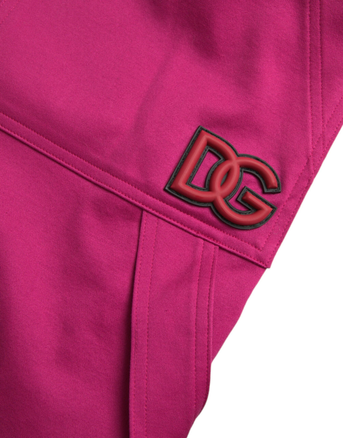 Pantalon de jogging cargo en coton rose avec logo Dolce &amp; Gabbana