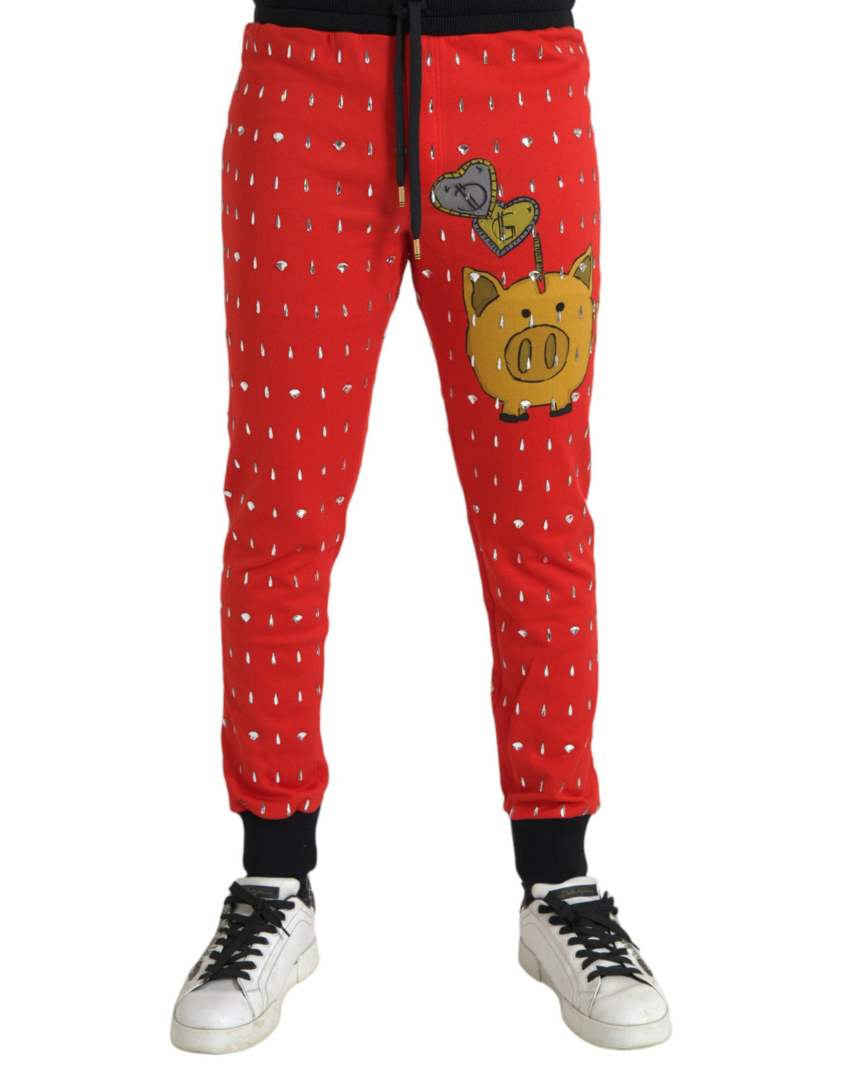 Pantalon de jogging rouge Dolce &amp; Gabbana Year Of The Pig