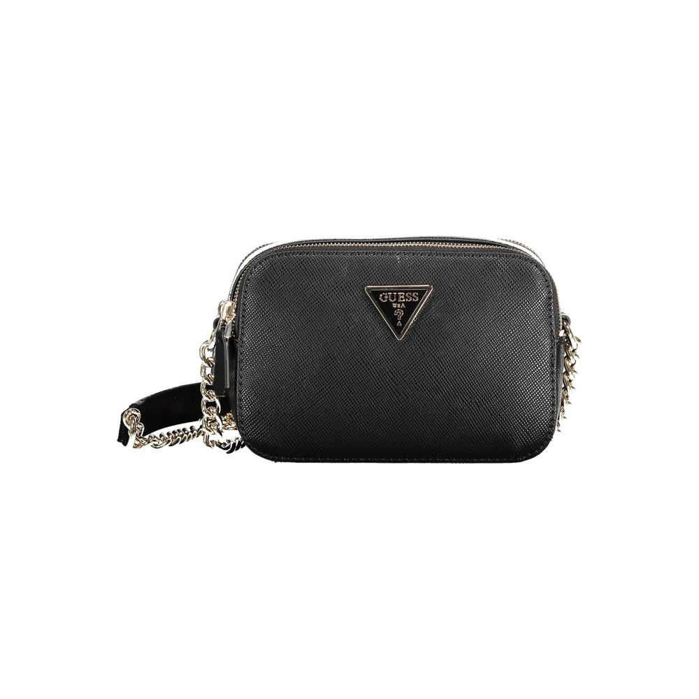 Bolso de mano de polietileno negro Guess Jeans