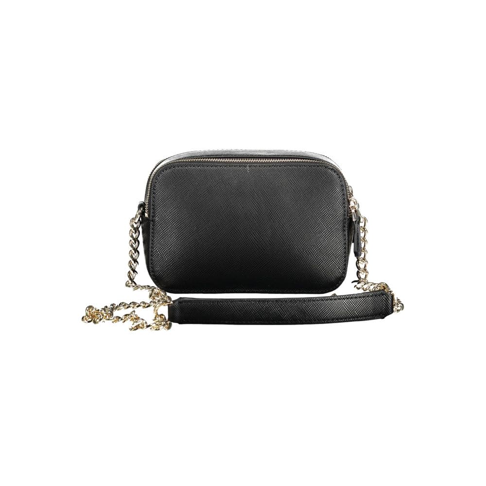 Bolso de mano de polietileno negro Guess Jeans