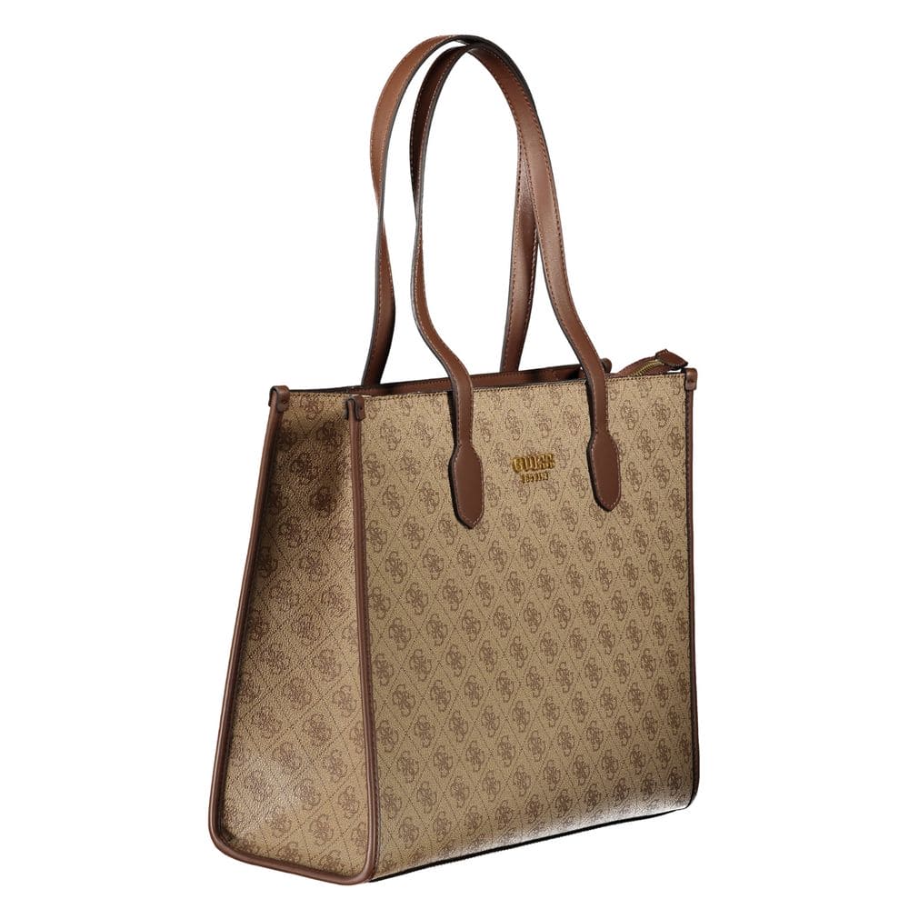 Sac à main Guess Jeans en polyéthylène beige