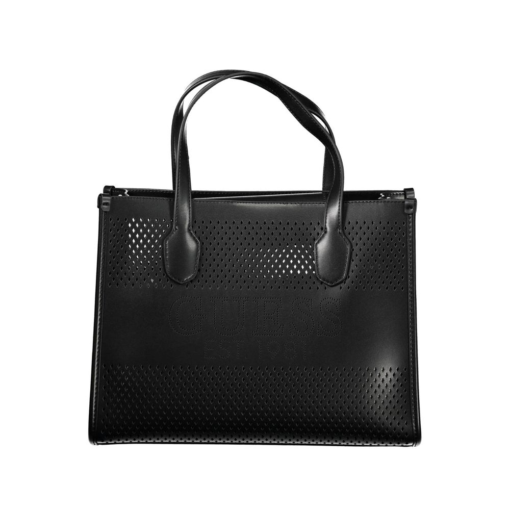 Sac à main Guess Jeans en polyéthylène noir