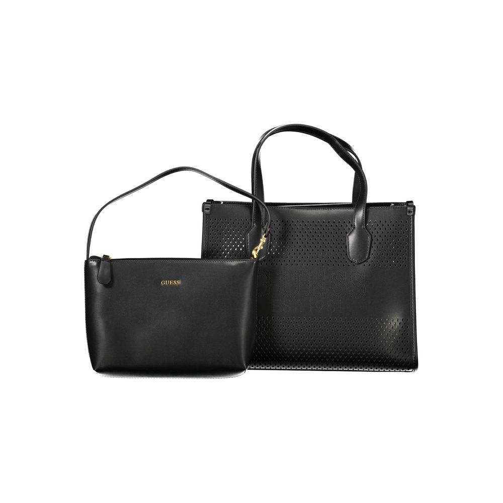 Sac à main Guess Jeans en polyéthylène noir