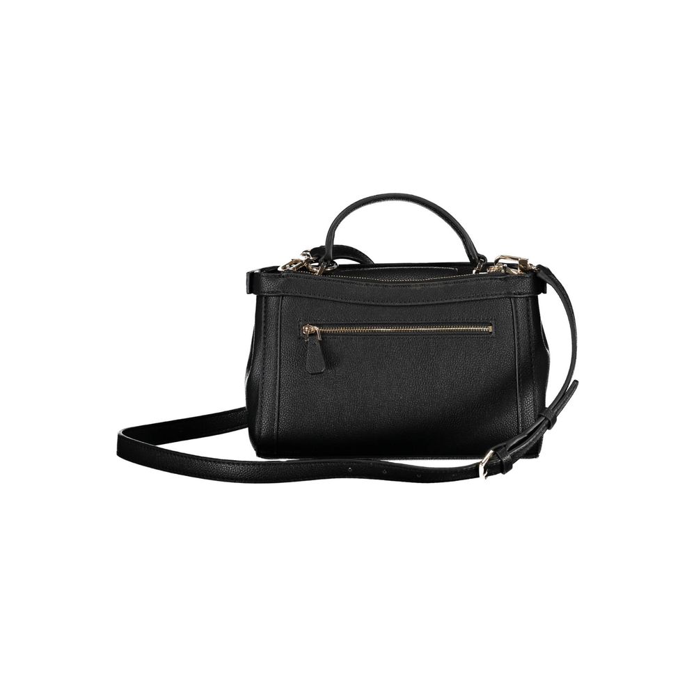 Bolso de mano de polietileno negro Guess Jeans