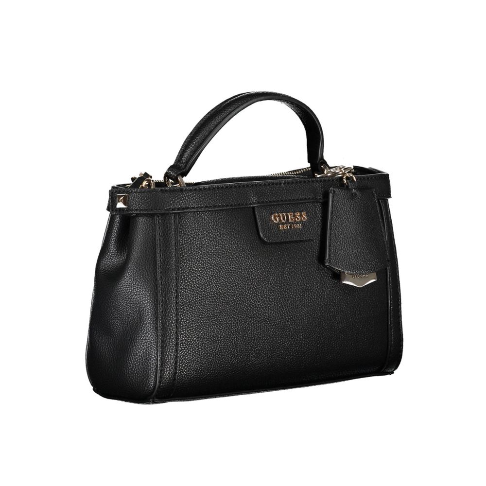 Bolso de mano de polietileno negro Guess Jeans