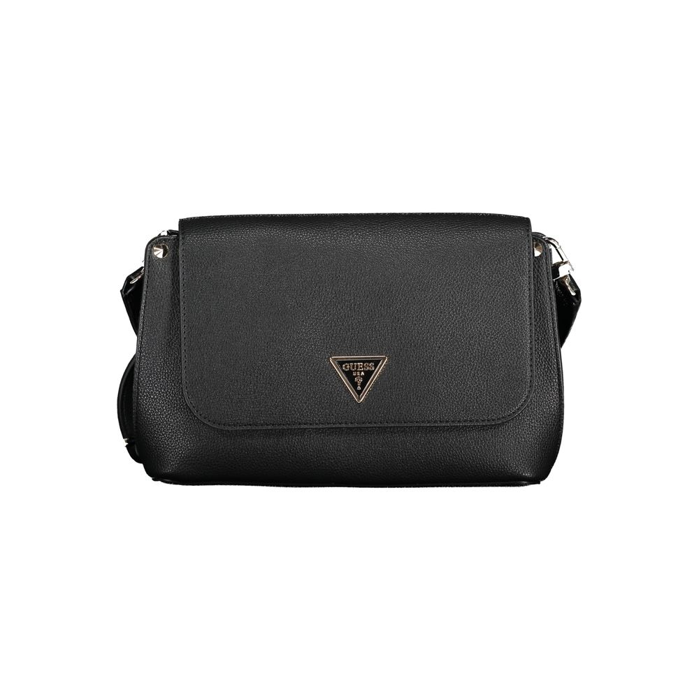 Bolso de mano de polietileno negro Guess Jeans