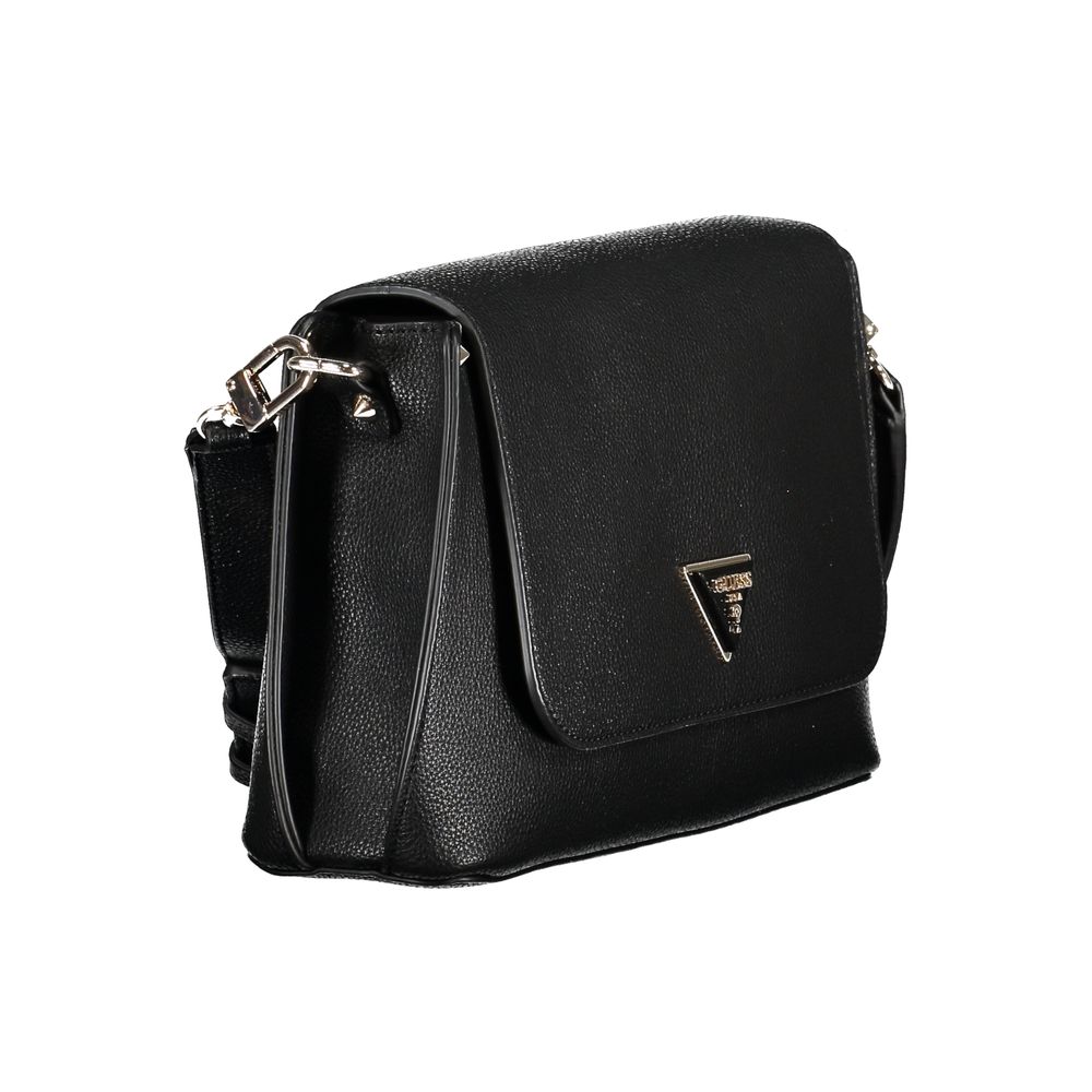 Bolso de mano de polietileno negro Guess Jeans