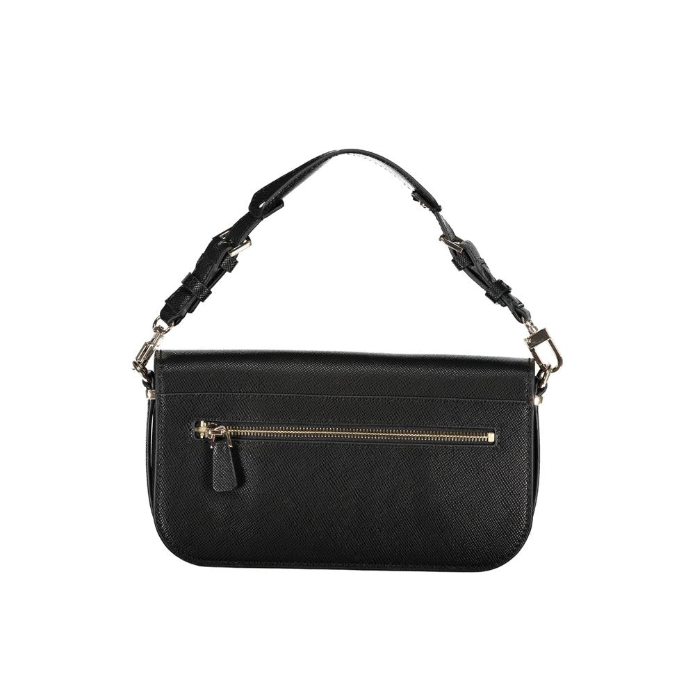 Bolso de mano de polietileno negro Guess Jeans