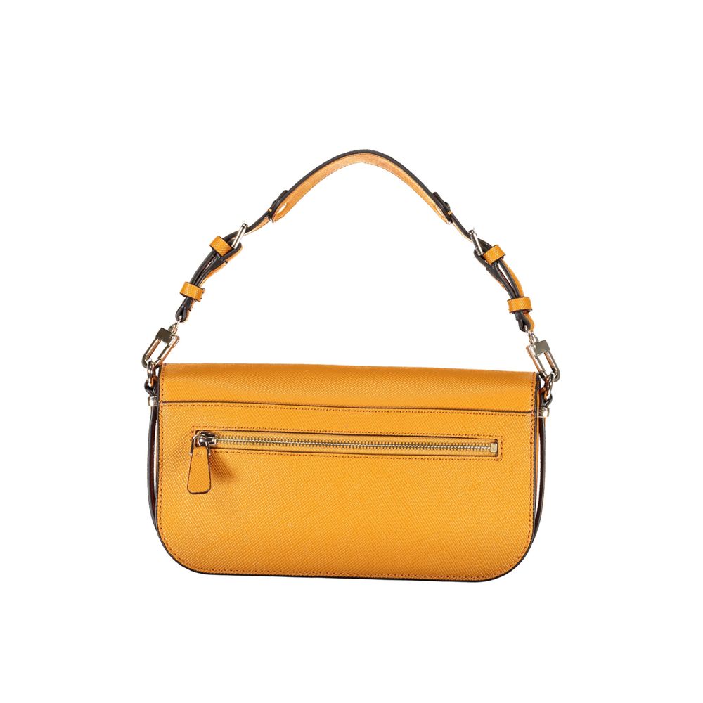 Bolso de mano de polietileno naranja Guess Jeans