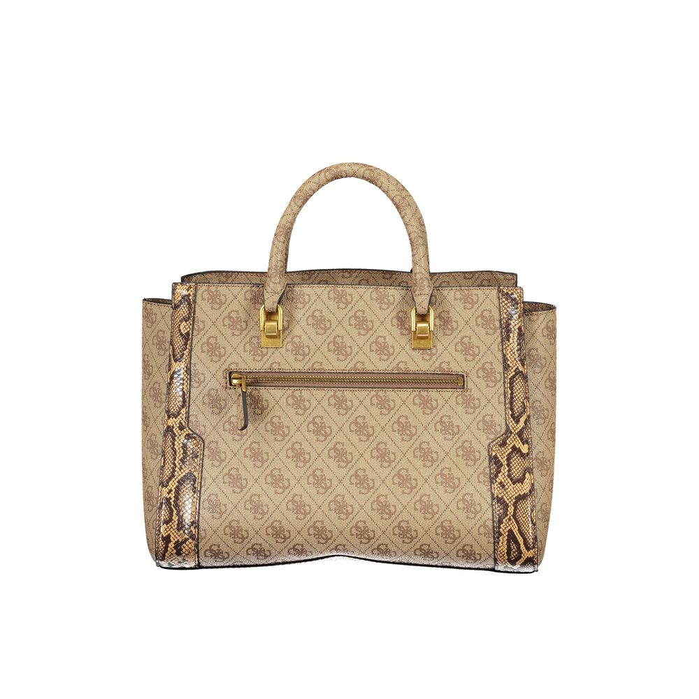 Sac à main Guess Jeans en polyéthylène beige