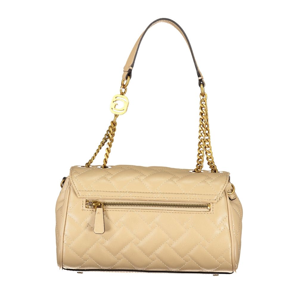 Bolso de mano beige de polietileno Guess Jeans