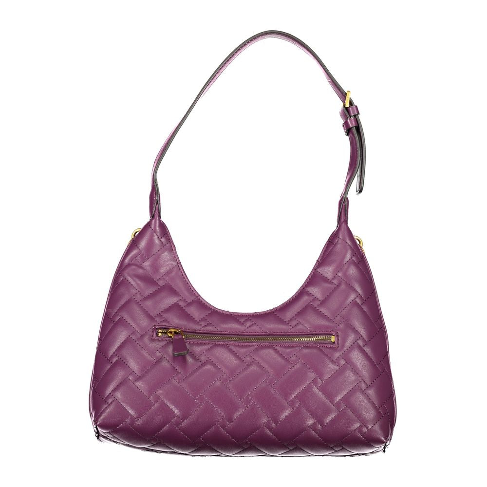 Bolso de mano morado de polietileno Guess Jeans