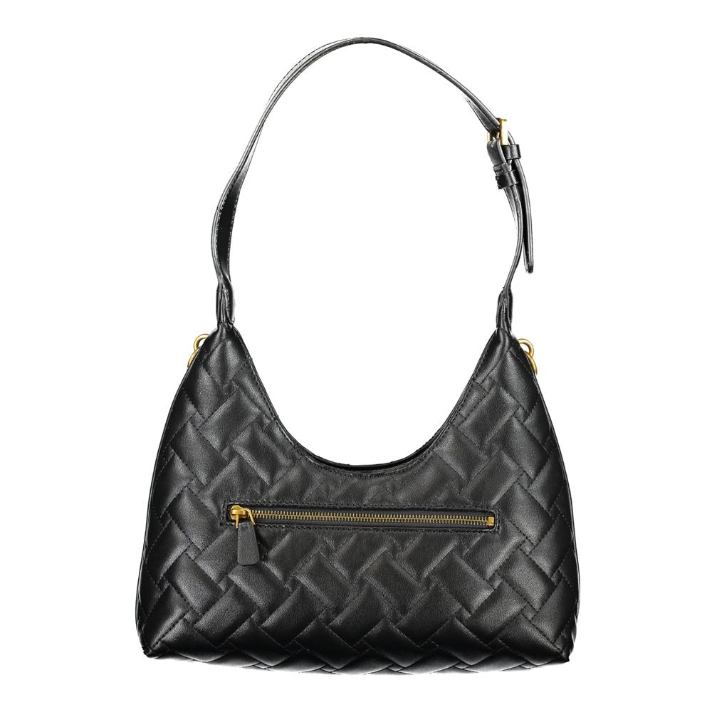 Bolso de mano de polietileno negro Guess Jeans