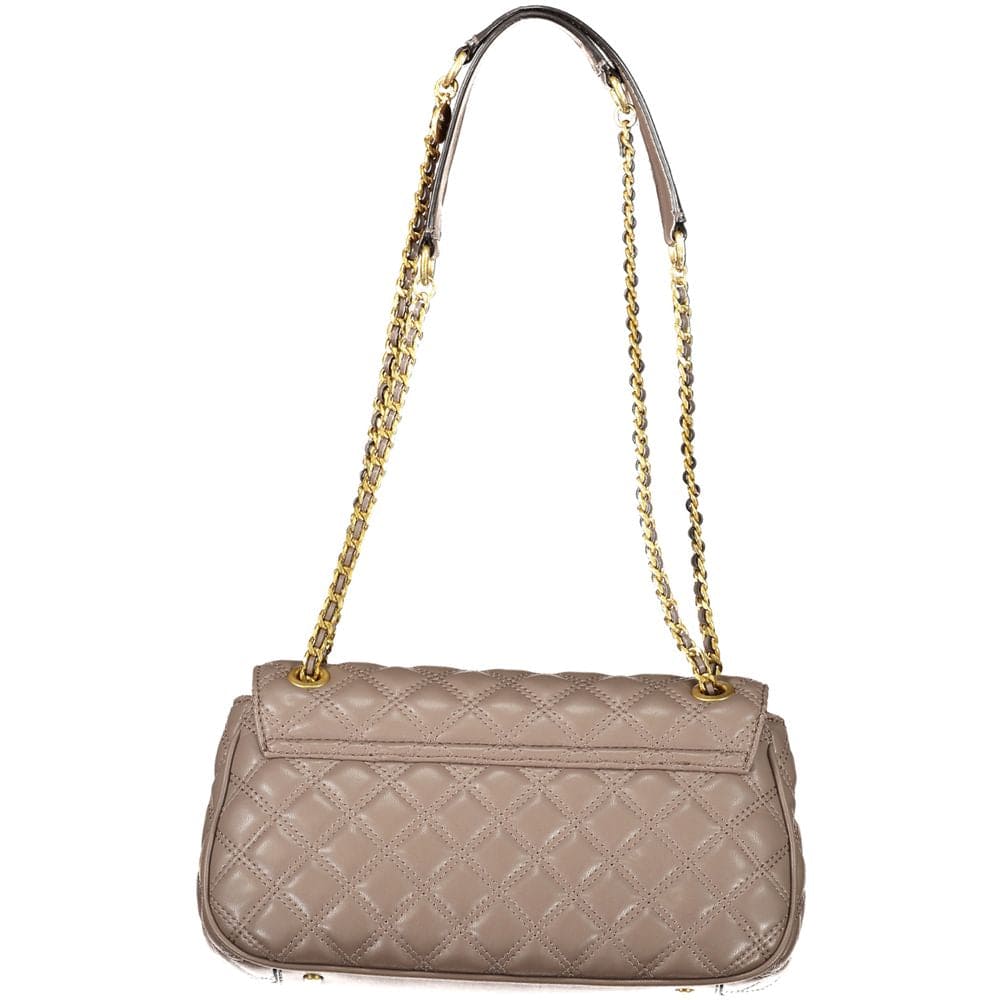 Bolso de mano beige de polietileno Guess Jeans