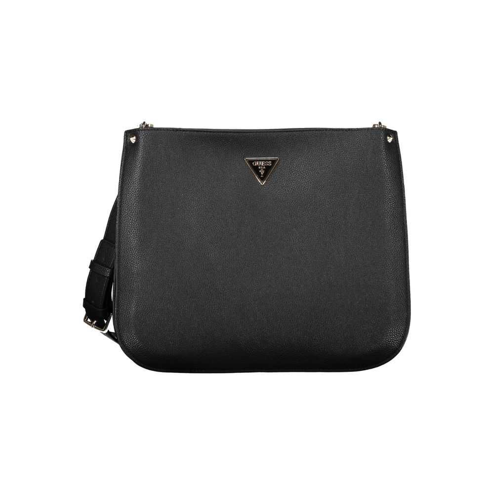 Bolso de mano de polietileno negro Guess Jeans