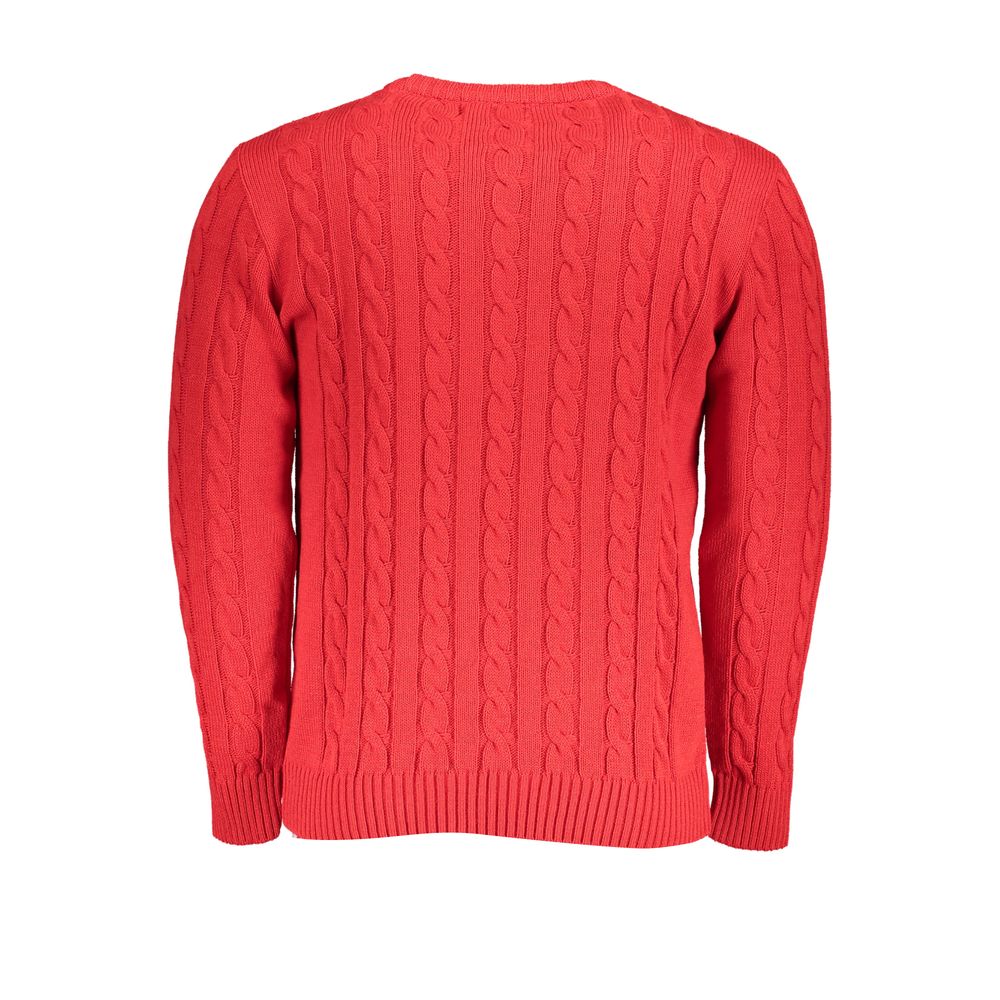 Pull en tissu rouge US Grand Polo