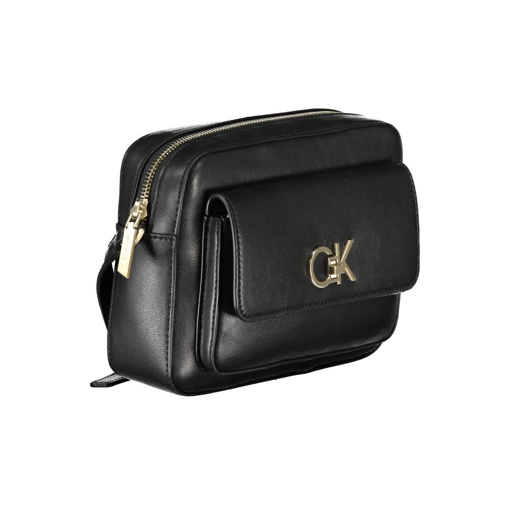 Calvin Klein Black Polyester Handbag