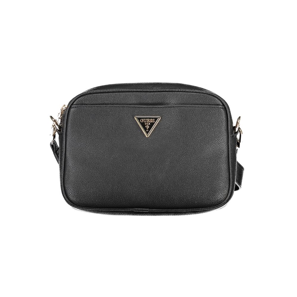 Bolso de mano de polietileno negro Guess Jeans