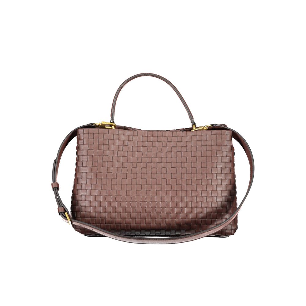 Bolso de mano marrón de polietileno Guess Jeans