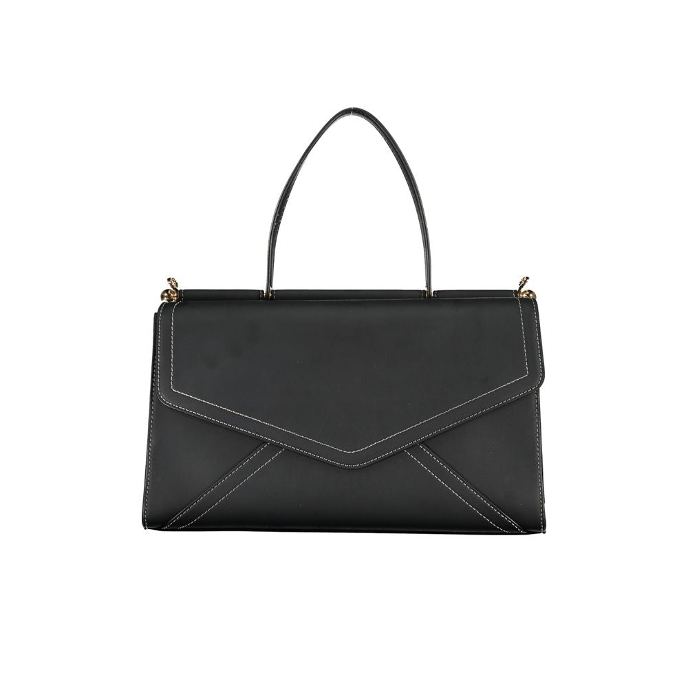 Bolso de mano de polietileno negro Love Moschino