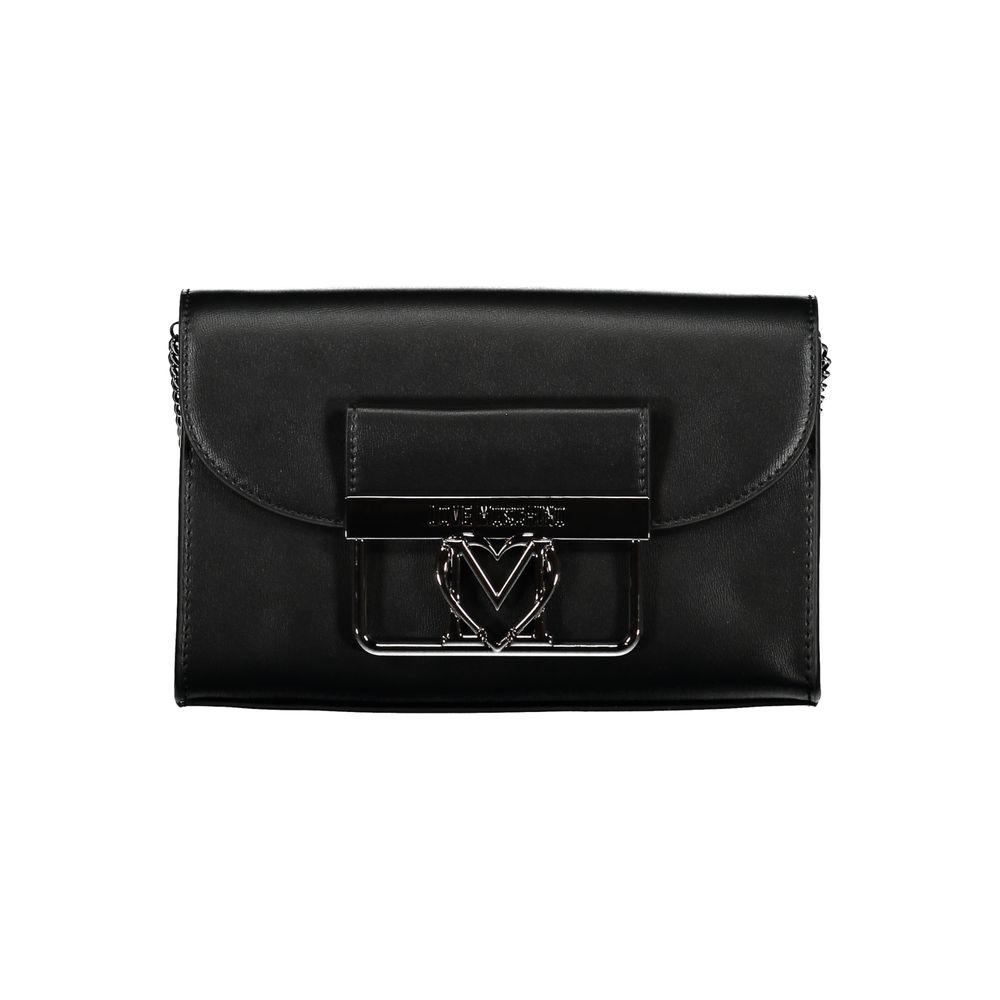 Sac à main en polyéthylène noir Love Moschino