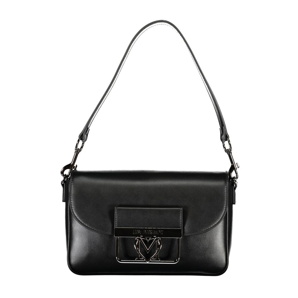 Sac à main en polyéthylène noir Love Moschino