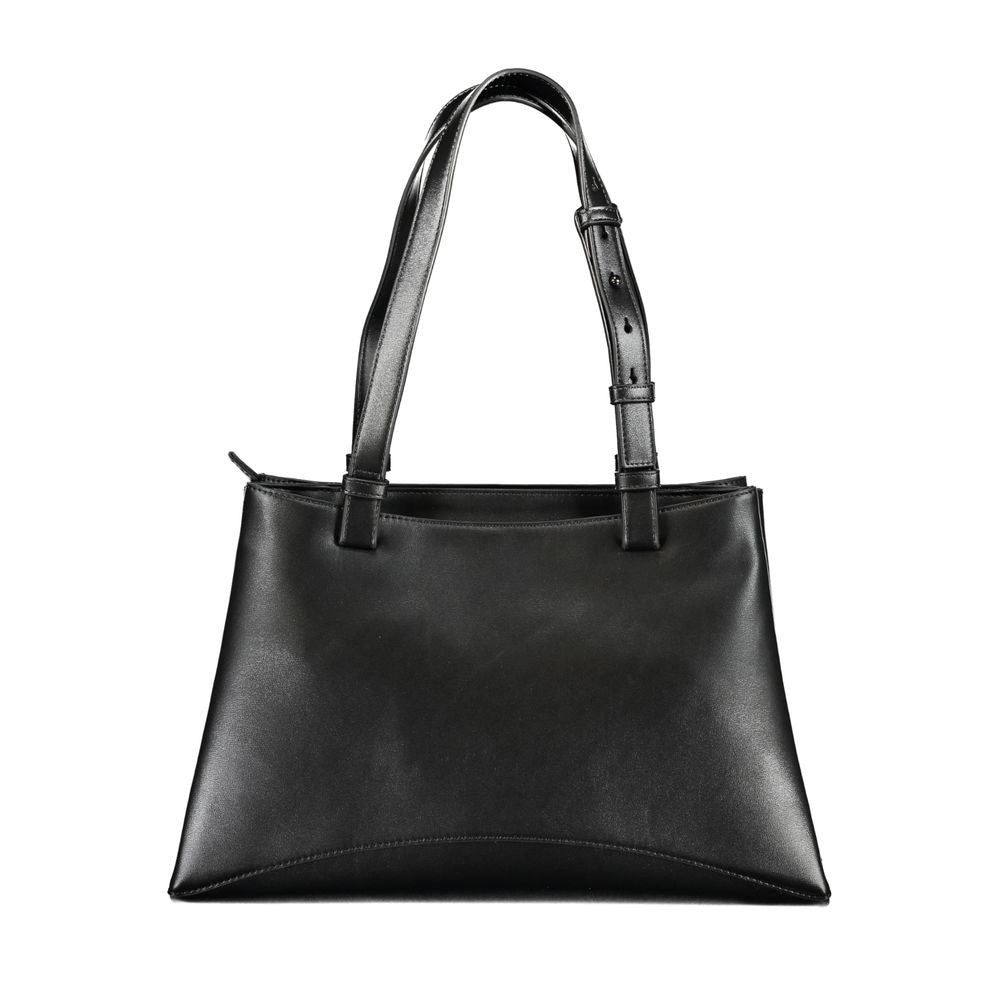 Sac à main en polyéthylène noir Love Moschino