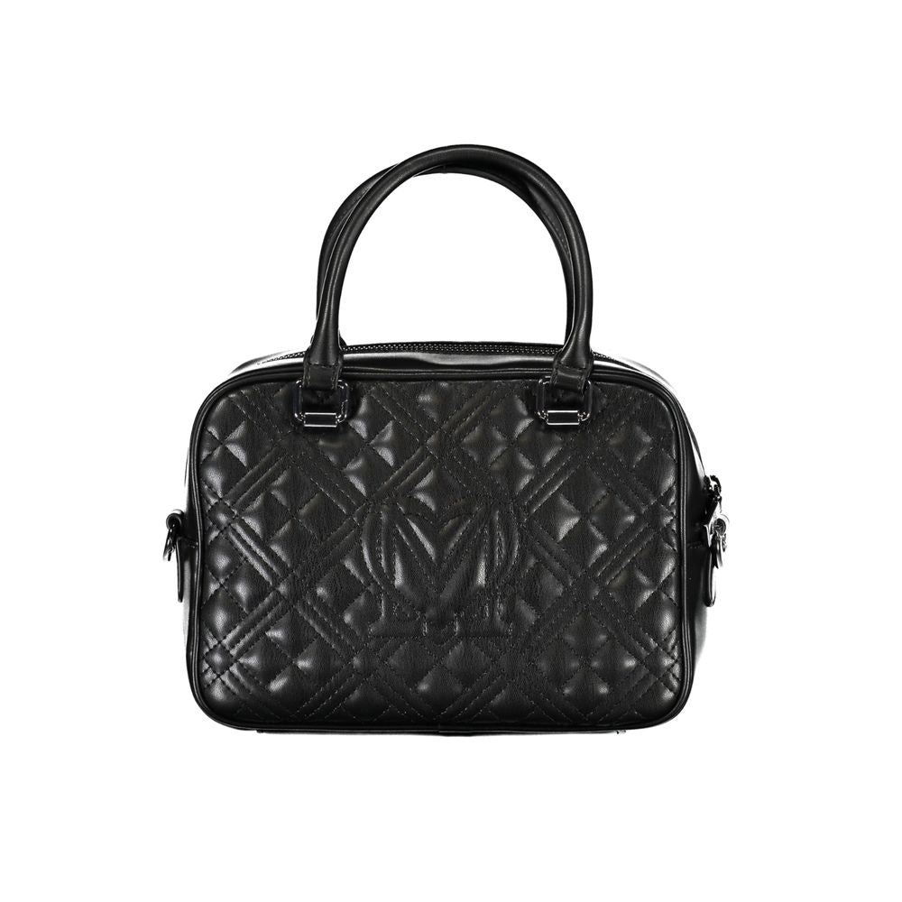 Sac à main en polyéthylène noir Love Moschino