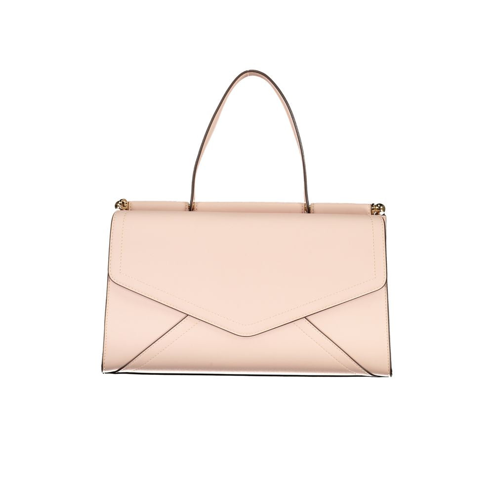 Sac à main en polyéthylène rose Love Moschino