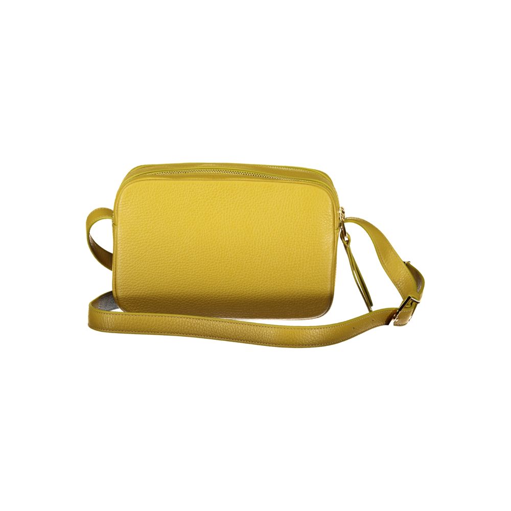 Bolso de mano de piel verde Coccinelle