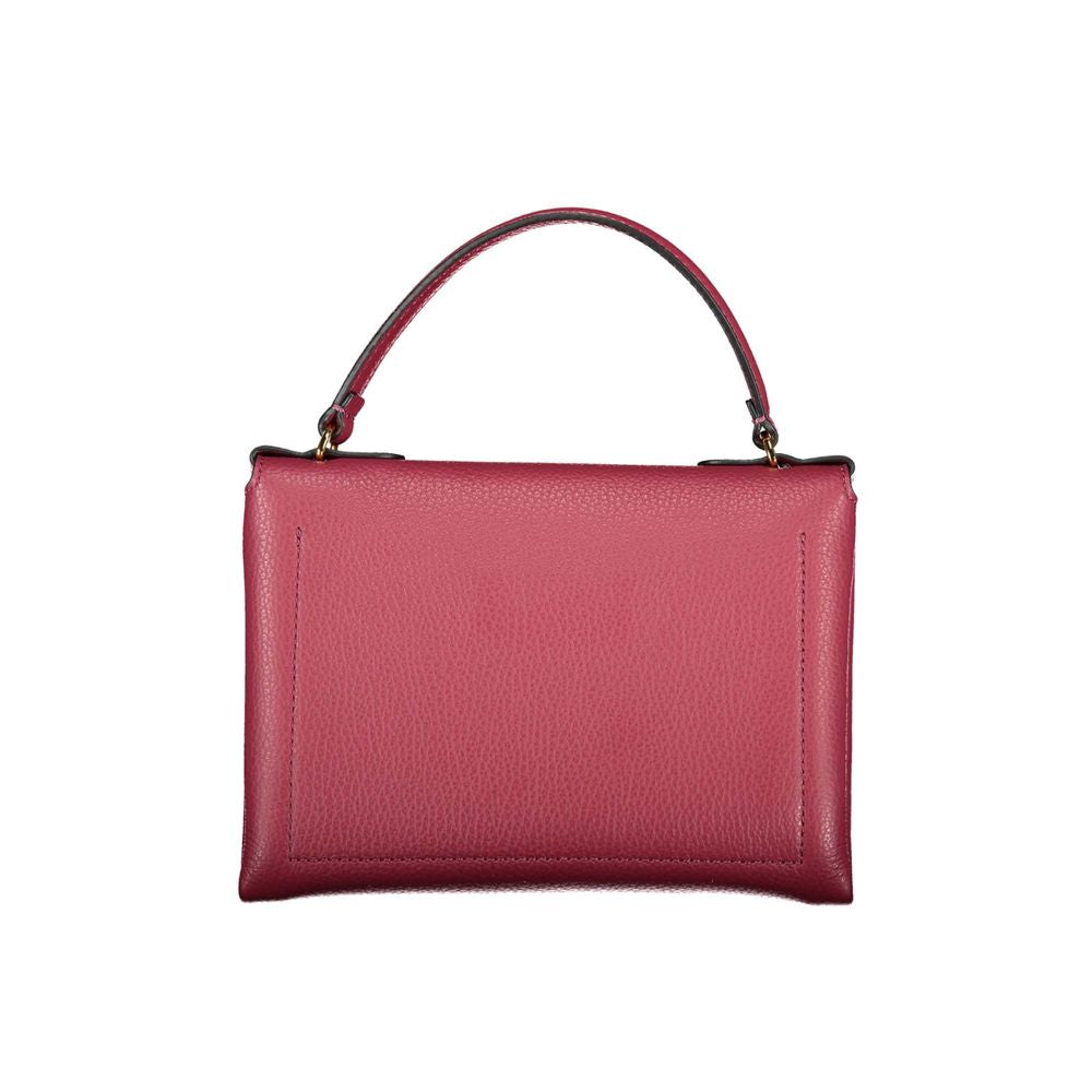 Bolso de mano de piel roja Coccinelle