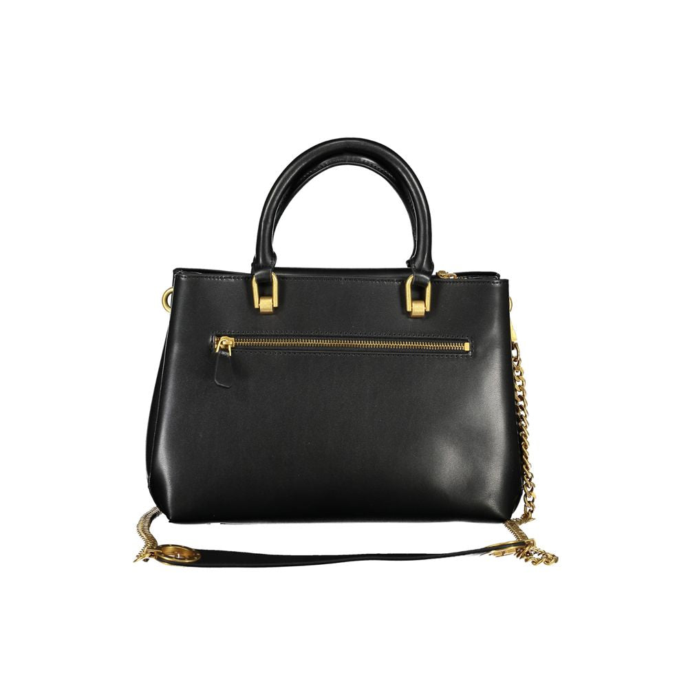 Bolso de mano de polietileno negro Guess Jeans