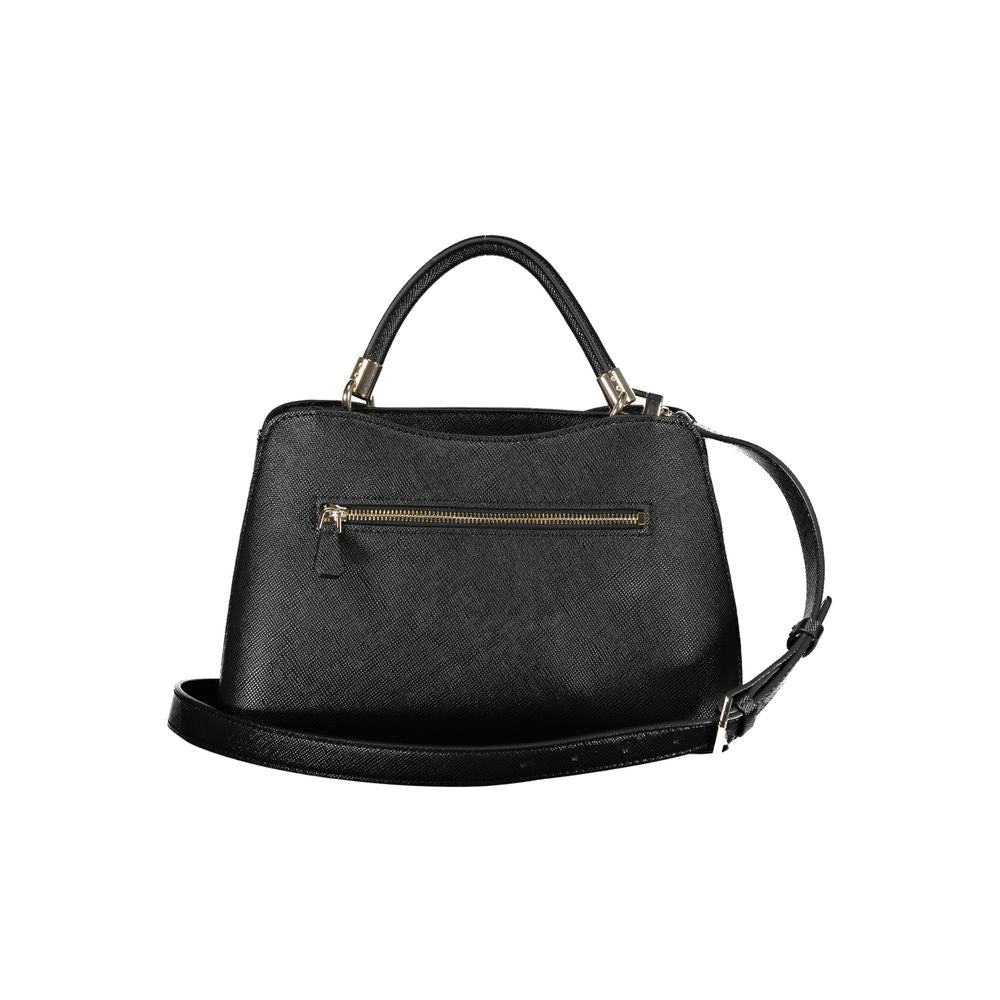 Bolso de mano de polietileno negro Guess Jeans