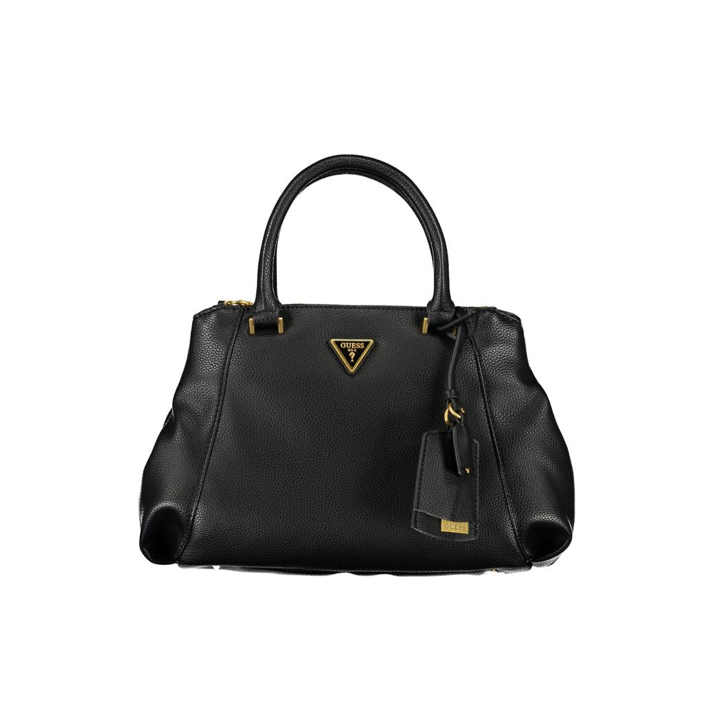 Bolso de mano de polietileno negro Guess Jeans